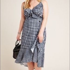 Allison Gingham Wrap Dress